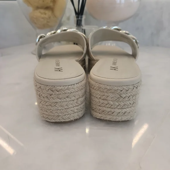 NWT | Anne Klein | Chain Wedges - Picture 3 of 5